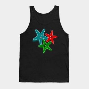 Colourful starfish Tank Top